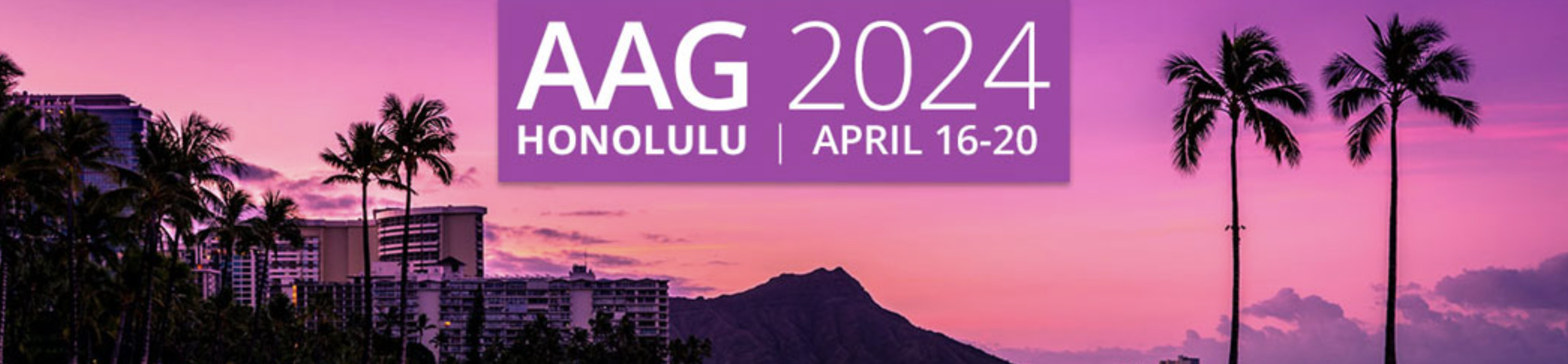AAG 2024 conference banner
