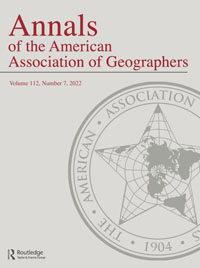 Annals of the American Association of Geographers journal cover