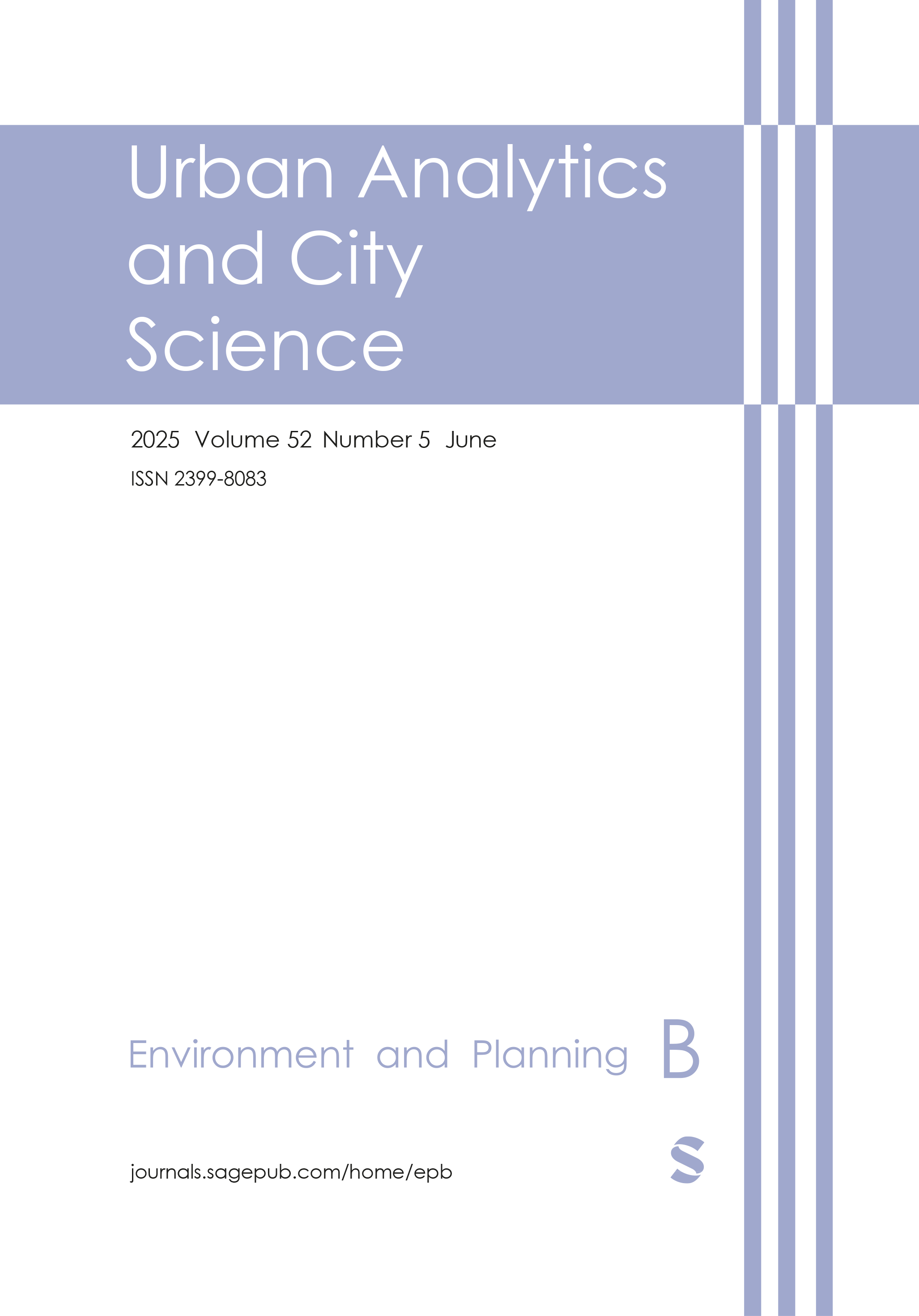 Environment and Planning B journal cover